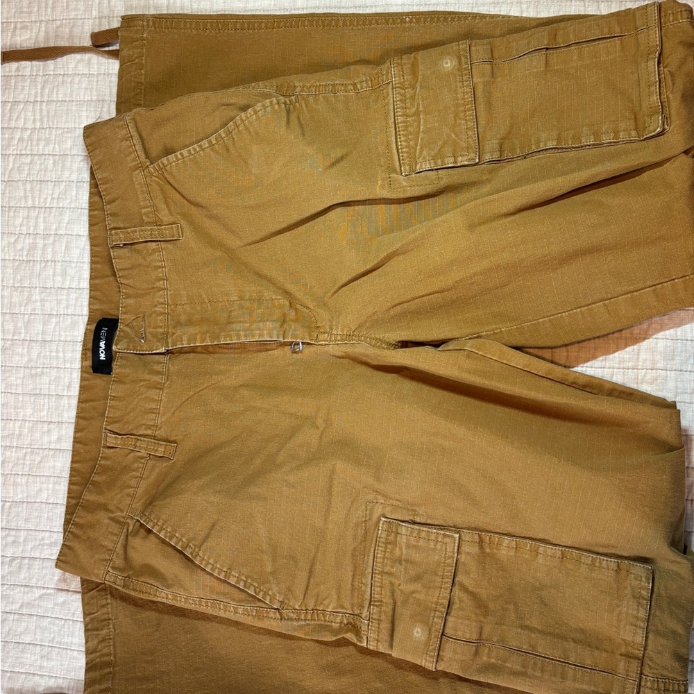 Men's Tan Cargo Pants
